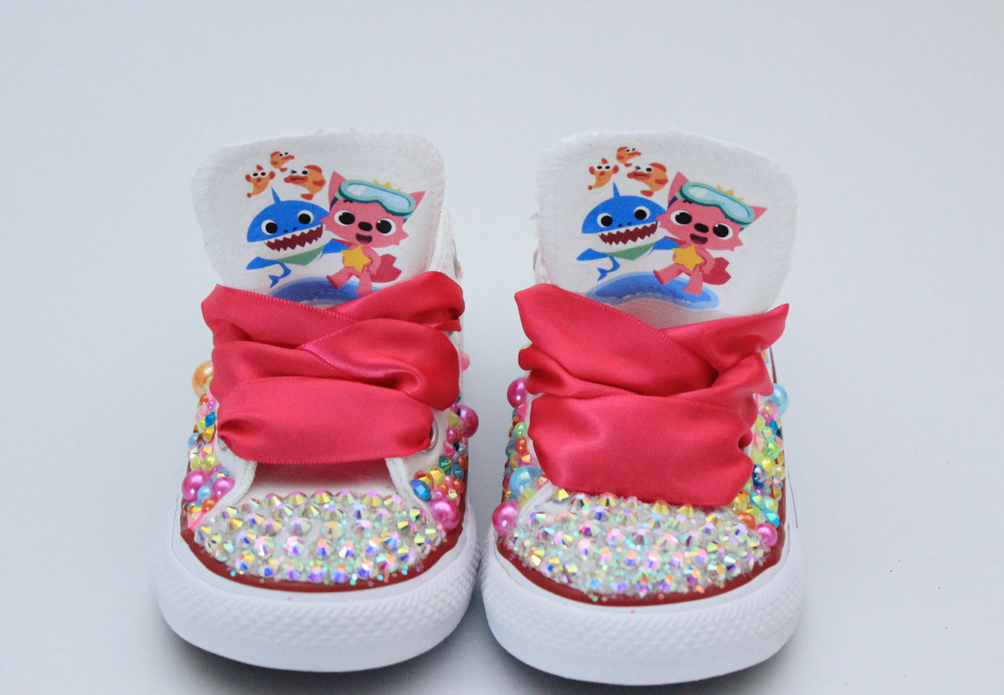 Baby shark shoes- Baby shark bling Converse-Girls Baby shark Shoes