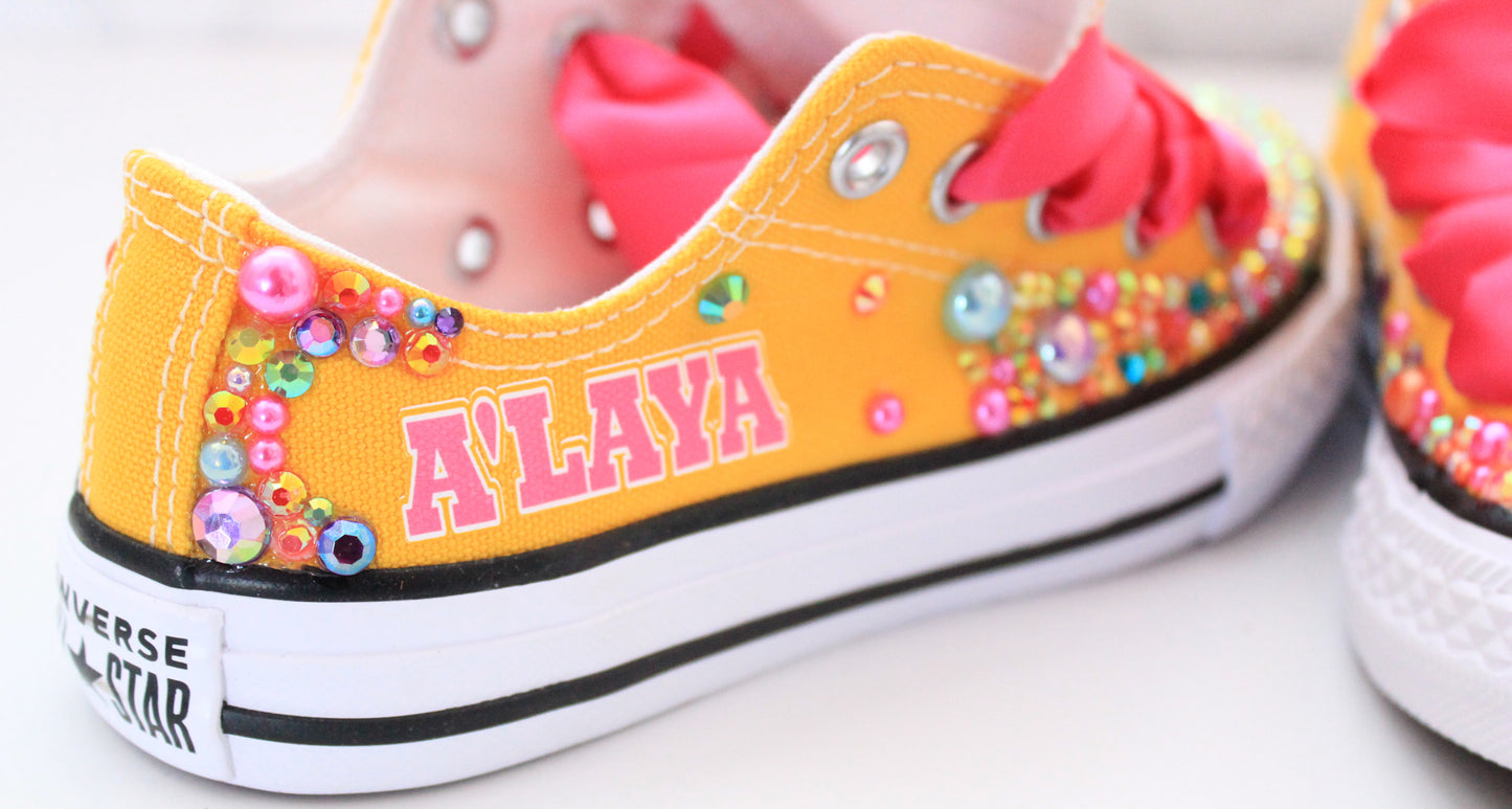 Unicorn shoes- Unicorn bling Converse-Girls Unicorn Shoes-Unicorn converse