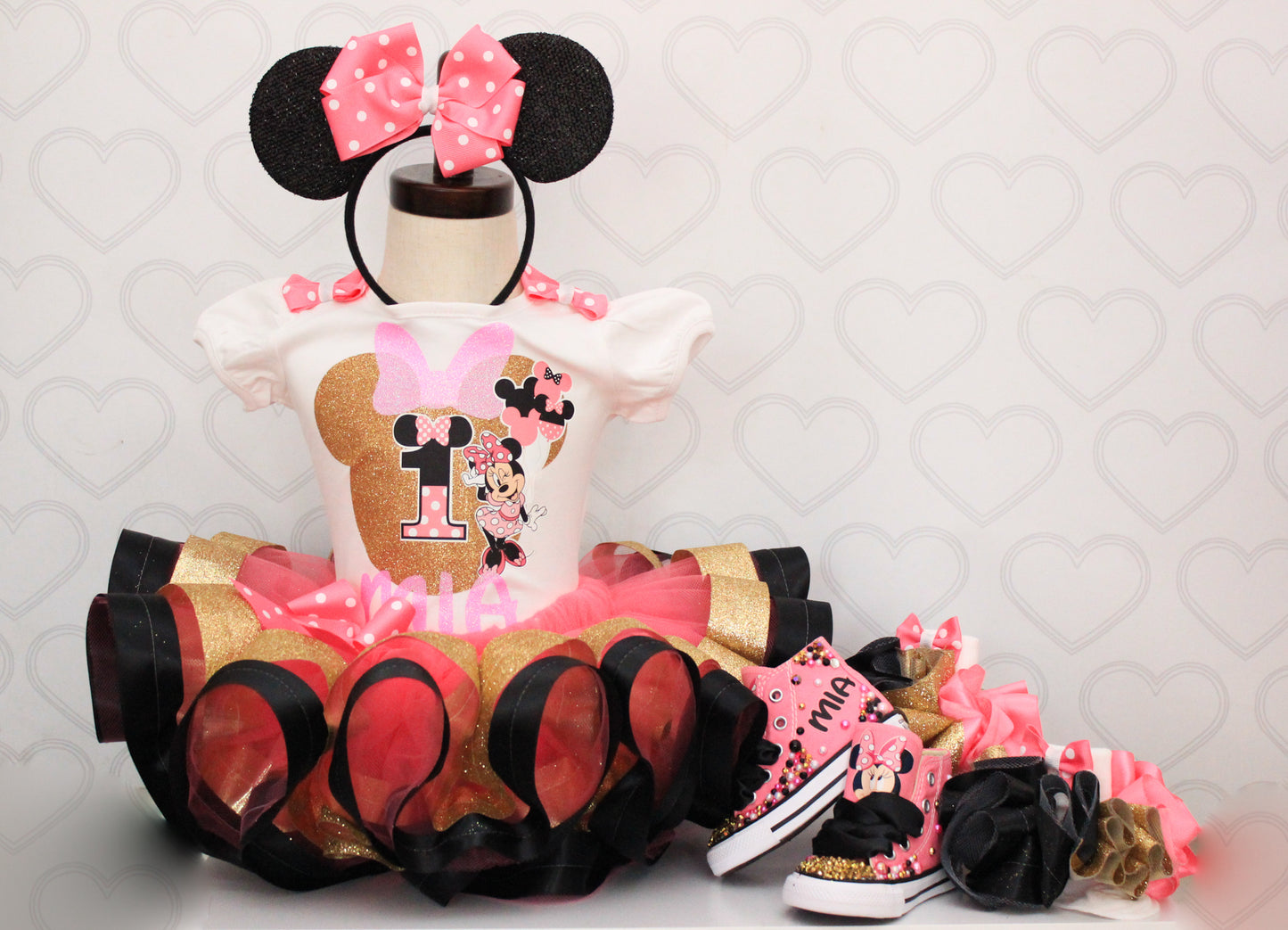 Mouse tutu set- Mouse outfit-Mouse birthday outfit