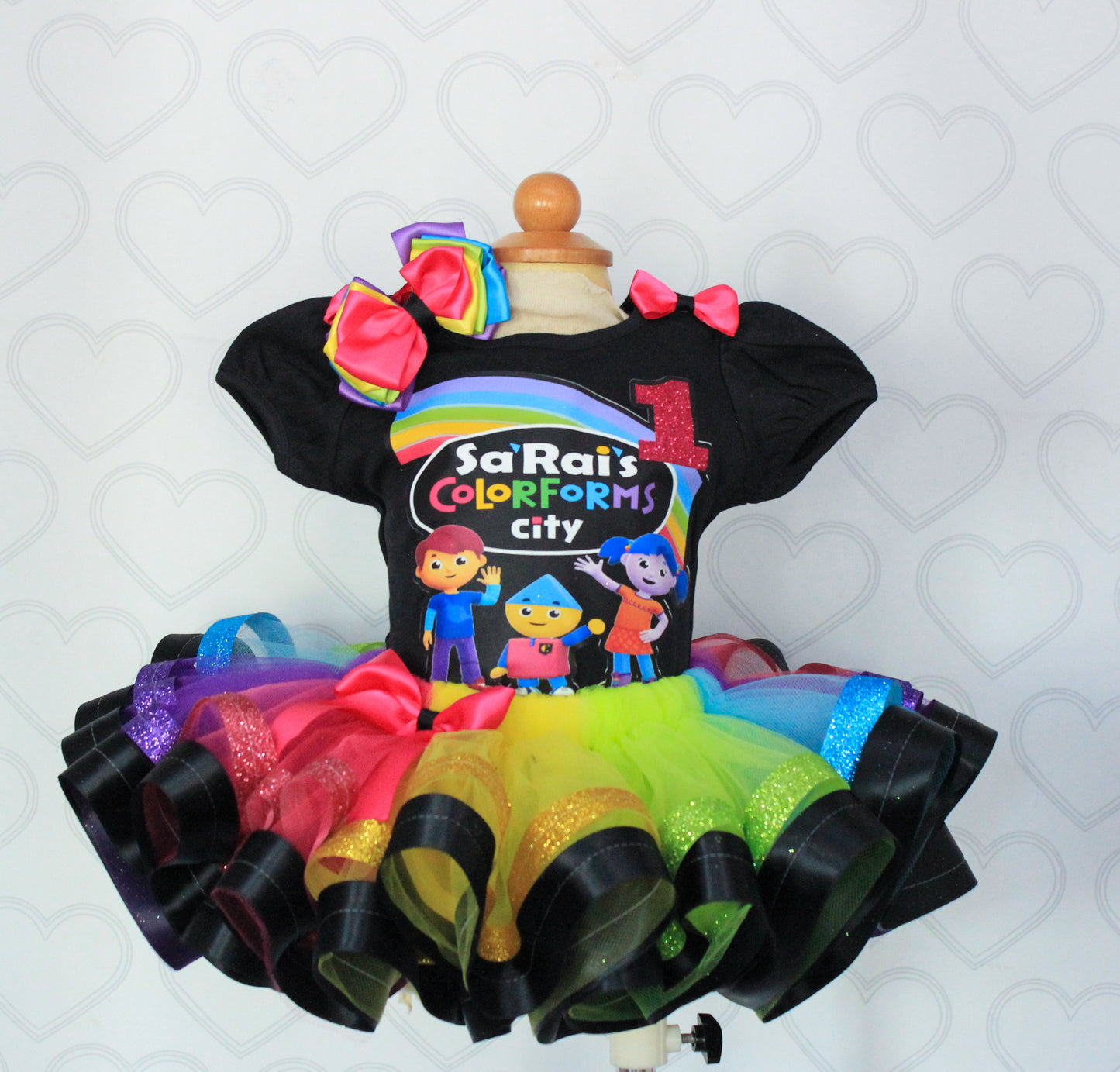 Colorforms city tutu set-Colorforms city outfit-Colorforms city dress
