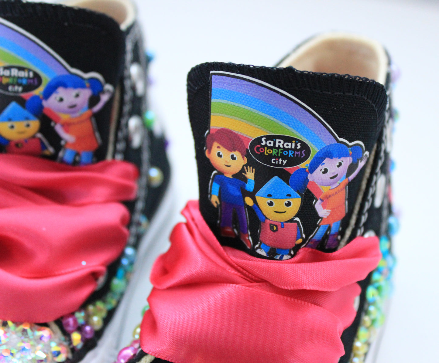 Colorform's city shoes- Colorform's city bling Converse-Girls Colorform's city Shoes- Colorform's city Converse