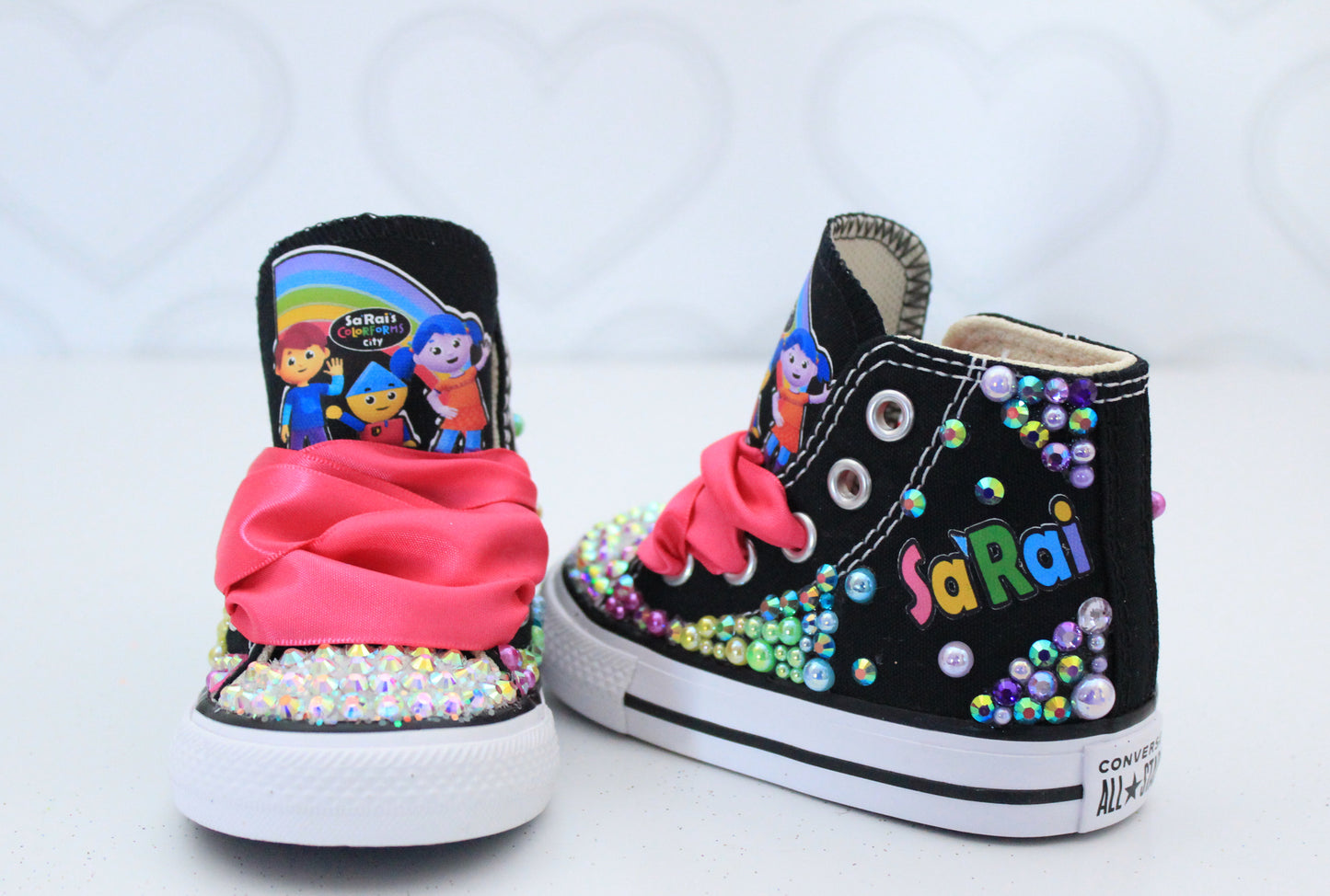 Colorform's city shoes- Colorform's city bling Converse-Girls Colorform's city Shoes- Colorform's city Converse
