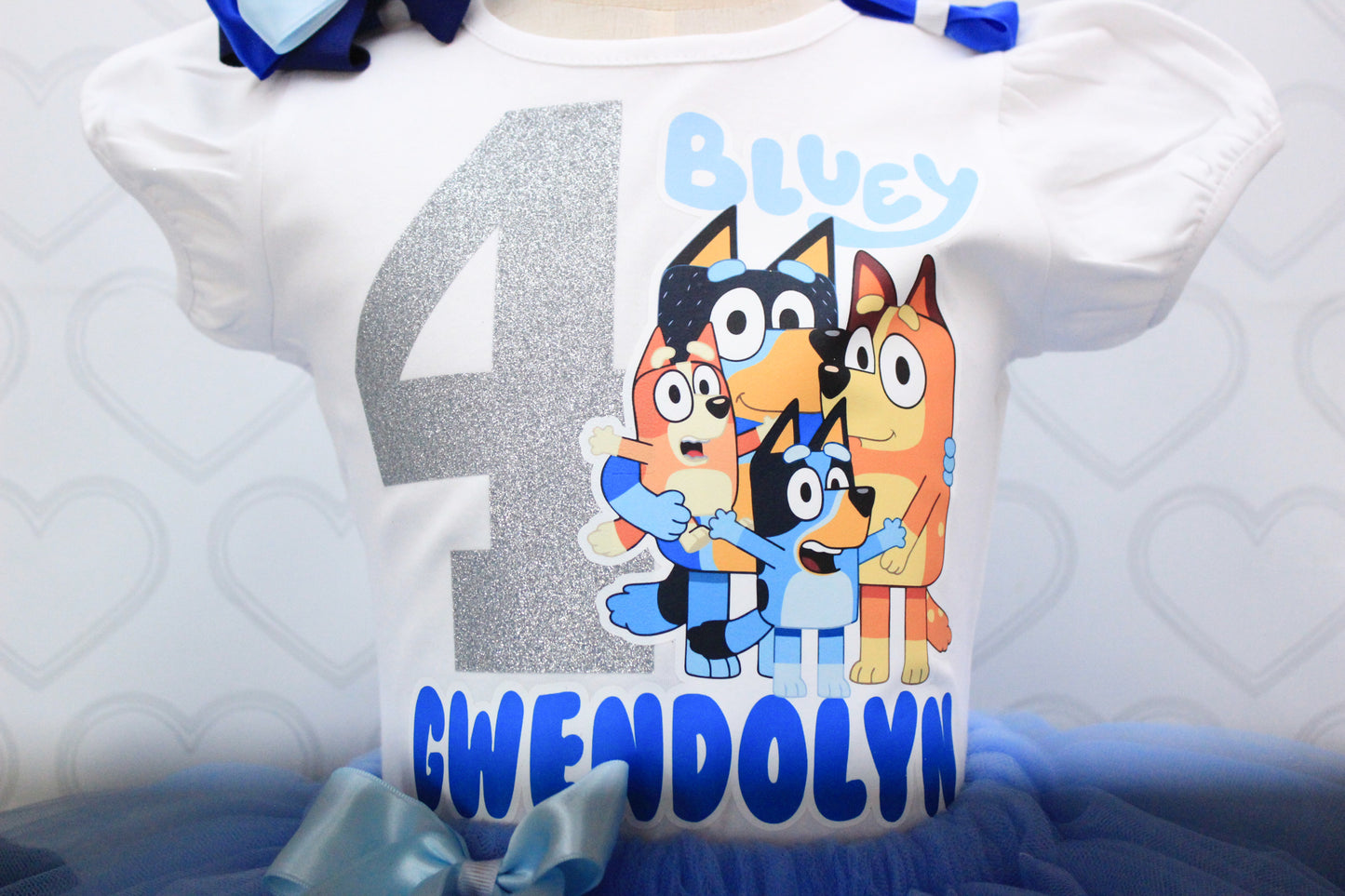 Bluey tutu set-Bluey outfit-Bluey dress