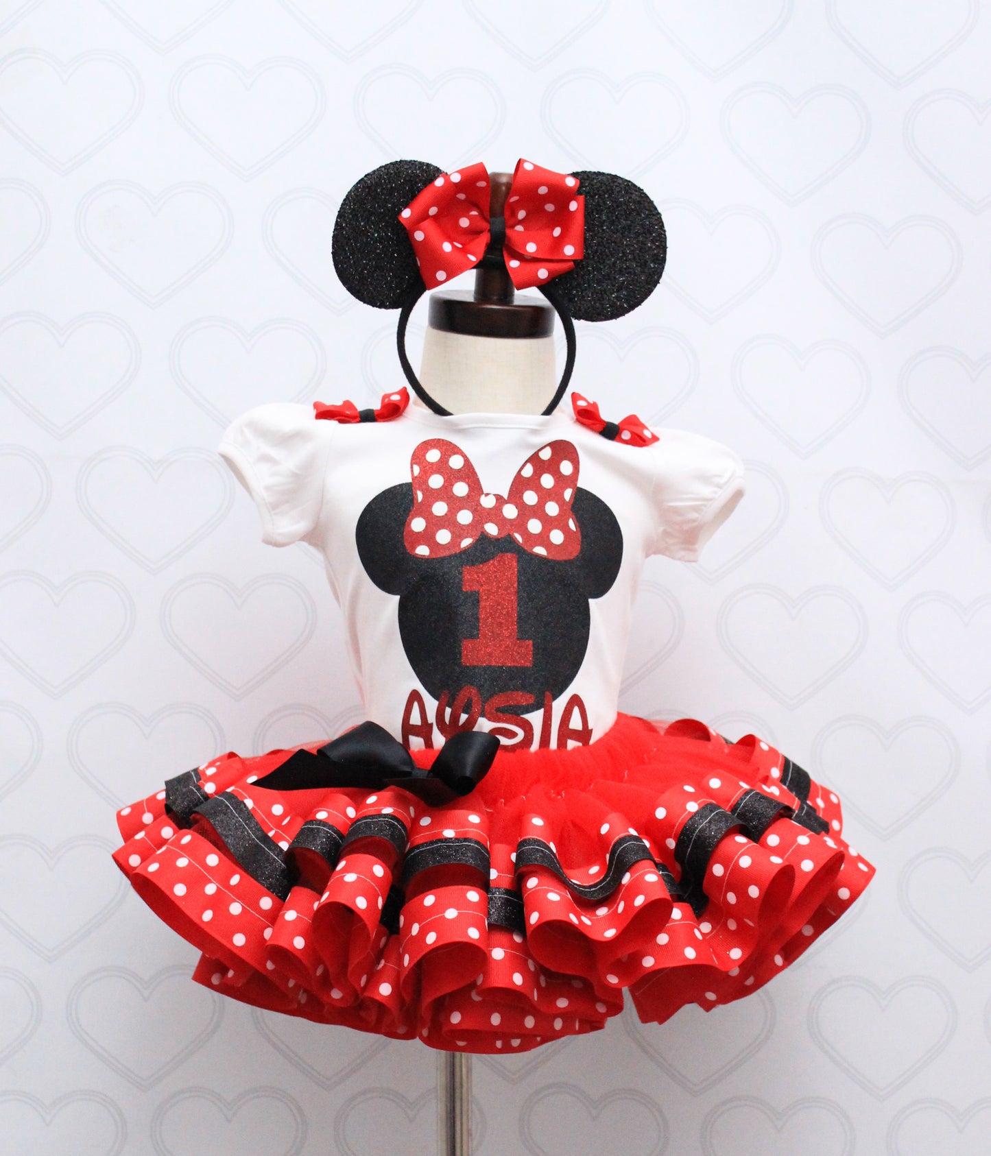 Mouse Tutu set- mouse outfit- mouse birthday outfit