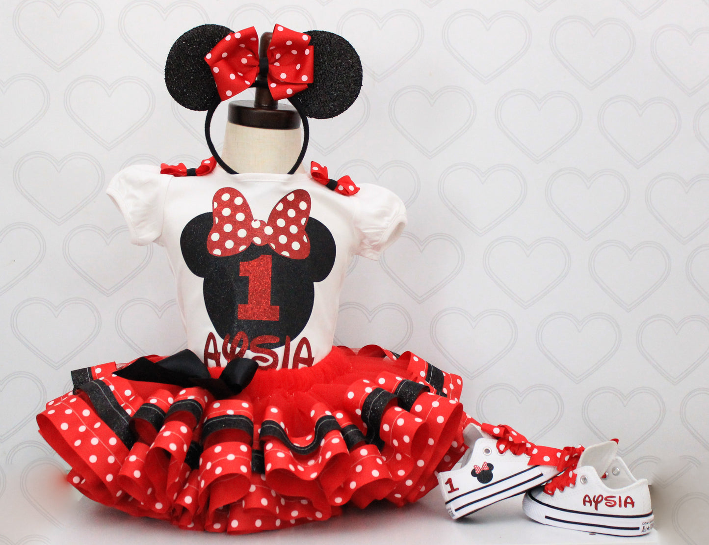 Mouse shoes- Mouse Converse-Minnie converse