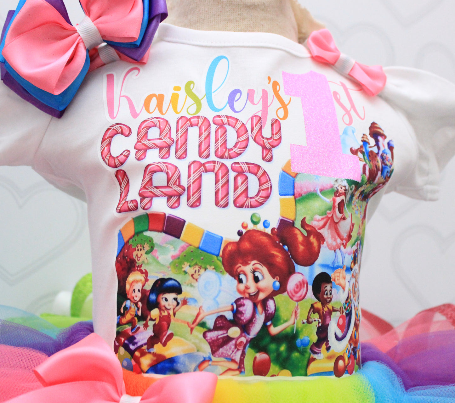 Candy Land tutu set-Candy land outfit-Candy land dress