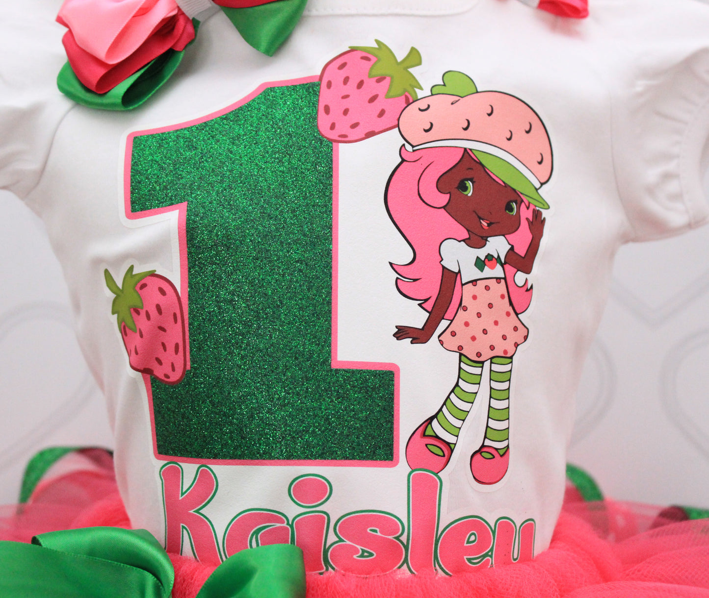 Strawberry Shortcake tutu set-Strawberry Shortcake outfit-Strawberry Shortcake dress