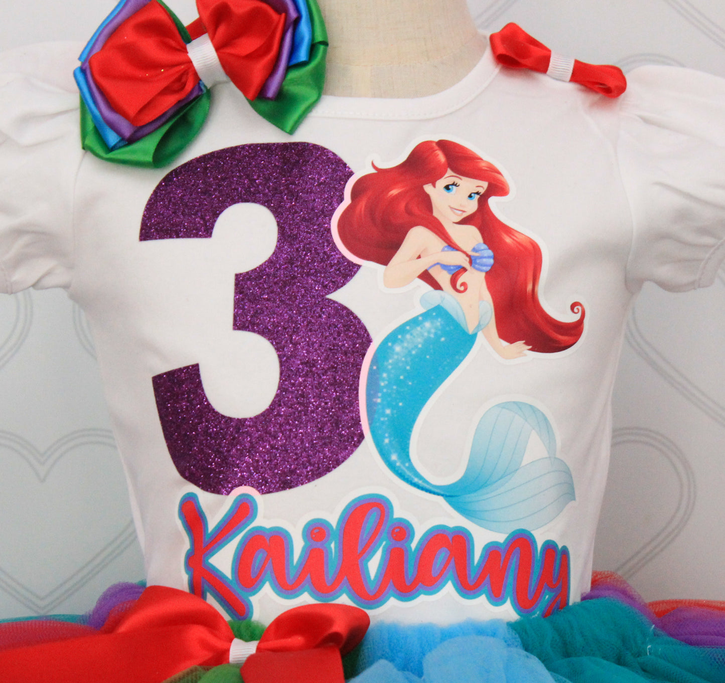 The little Mermaid Tutu set-The little Mermaid outfit-The little Mermaid dress