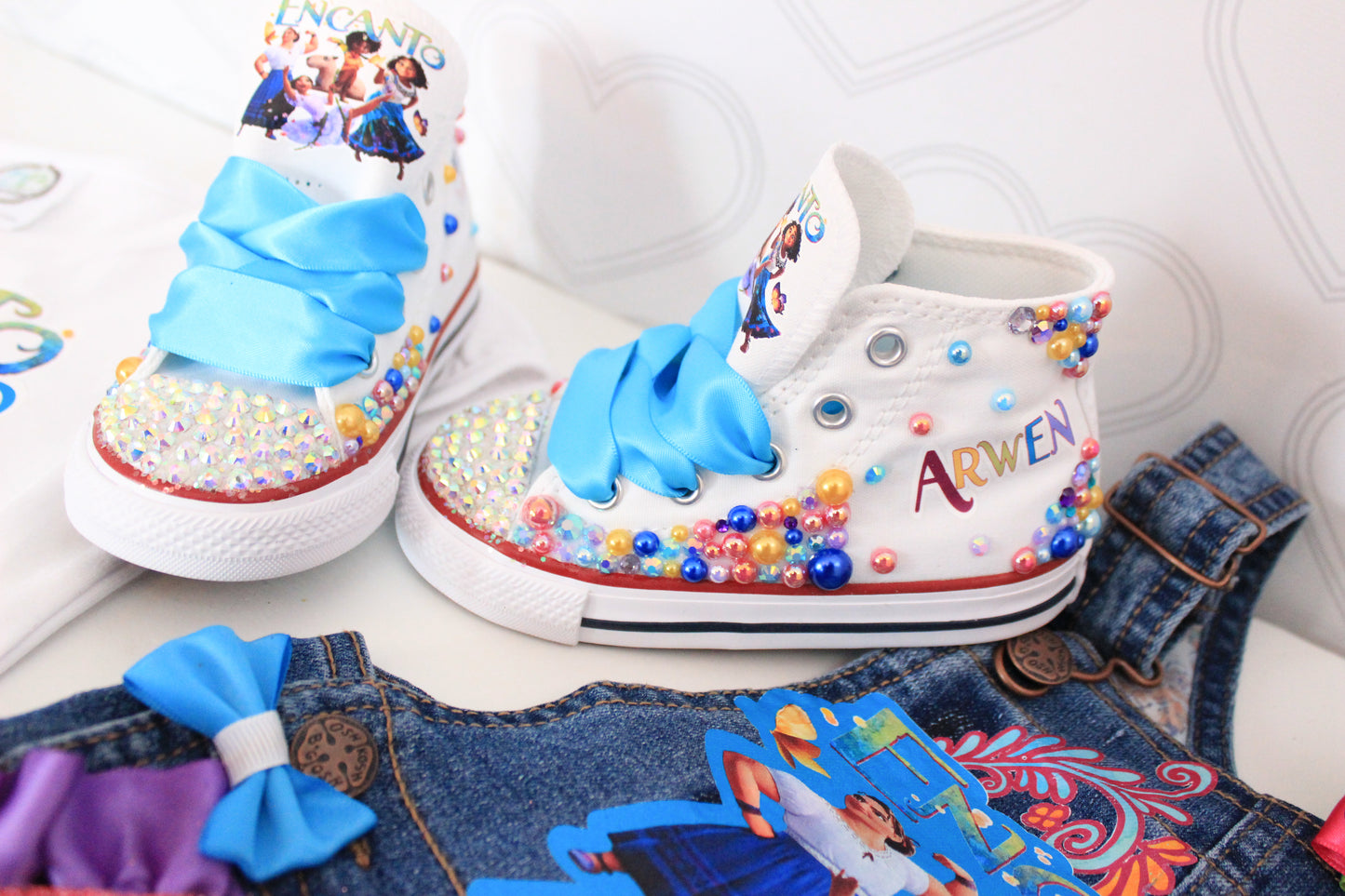 Encanto shoes- Encanto bling Converse-Girls Encanto Shoes-Encanto Converse