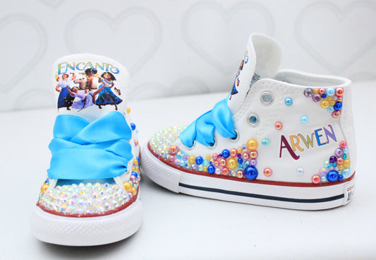 Encanto shoes- Encanto bling Converse-Girls Encanto Shoes-Encanto Converse
