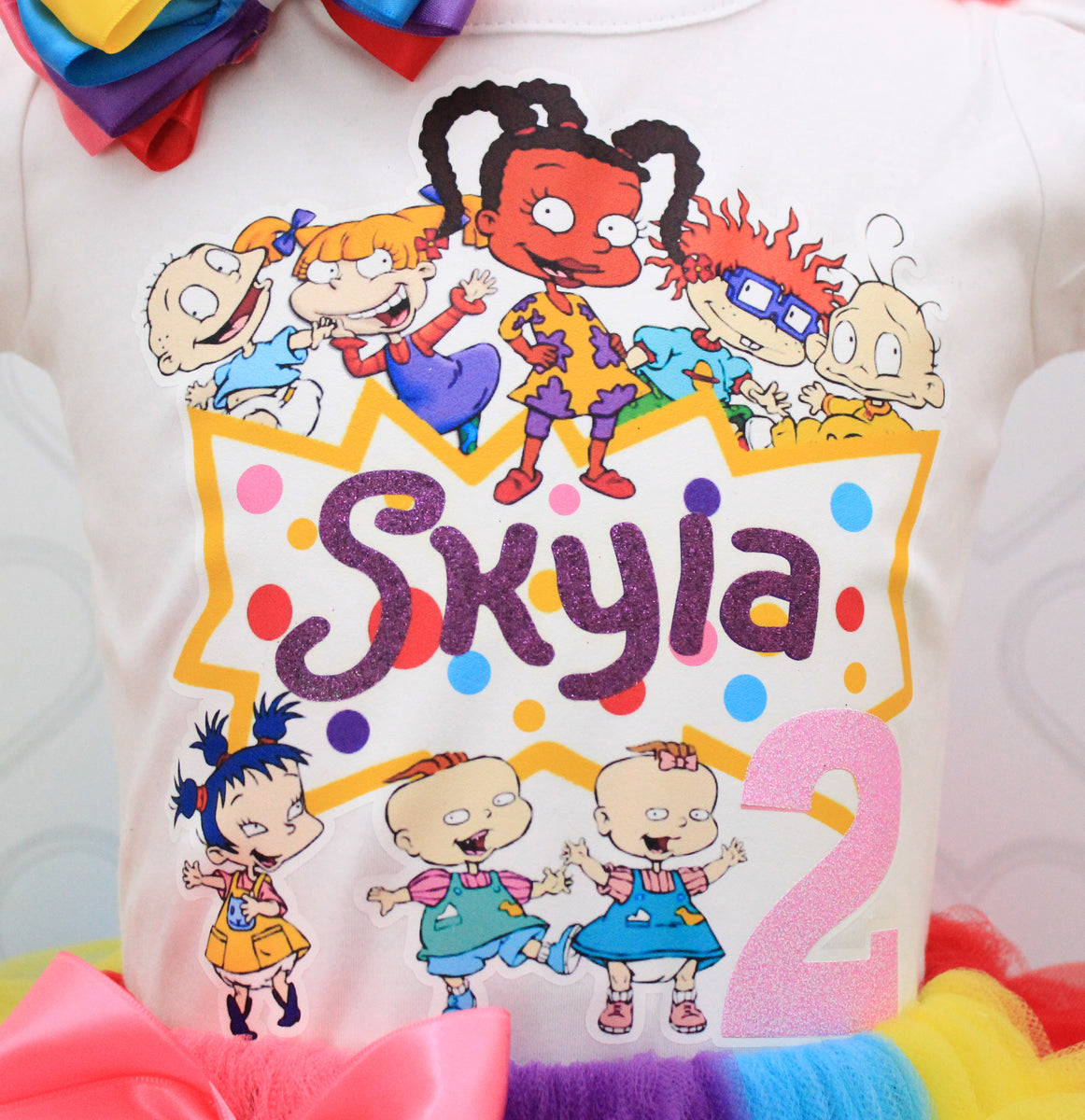 Rugrats tutu set Rugrats outfitRugrats dressRugrats birthday(deluxe