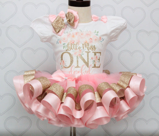 Little Miss Onederful Tutu set- Little Miss Onederful outfit- Little Miss Onederful tutu-Little Miss Onederful  tutu set
