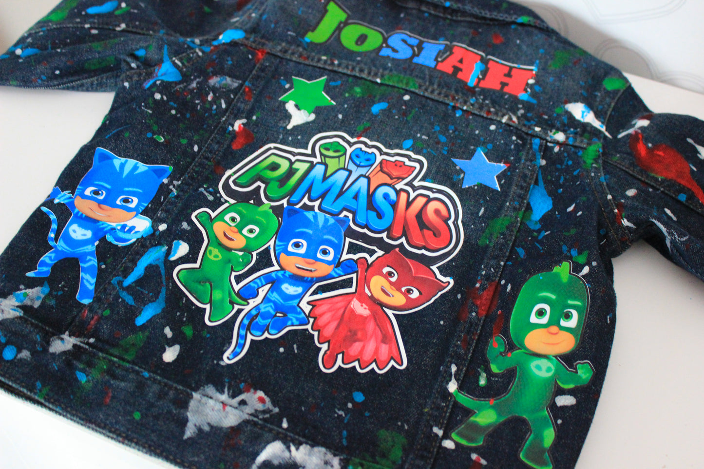 Pj mask Denim Set-Boys Pj mask denim set-Pj mask Birthday outfit-Pj mask boys outfit