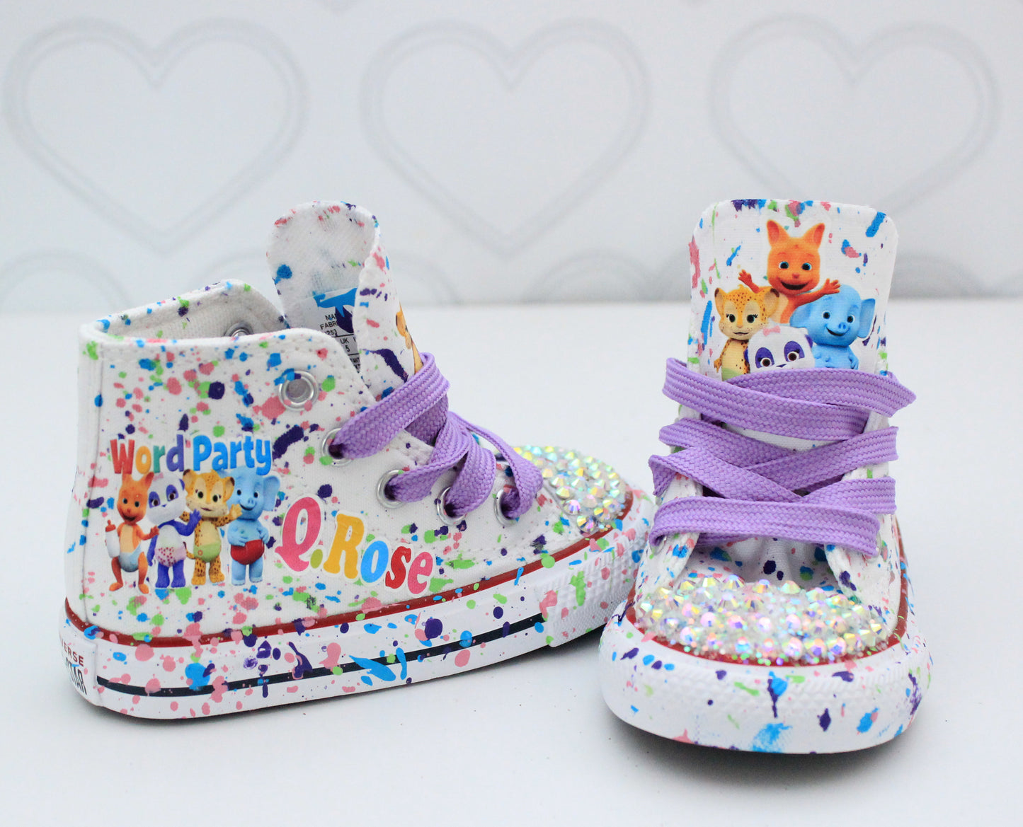 Word Party shoes- Word Party Converse-Boys Word Party Shoes
