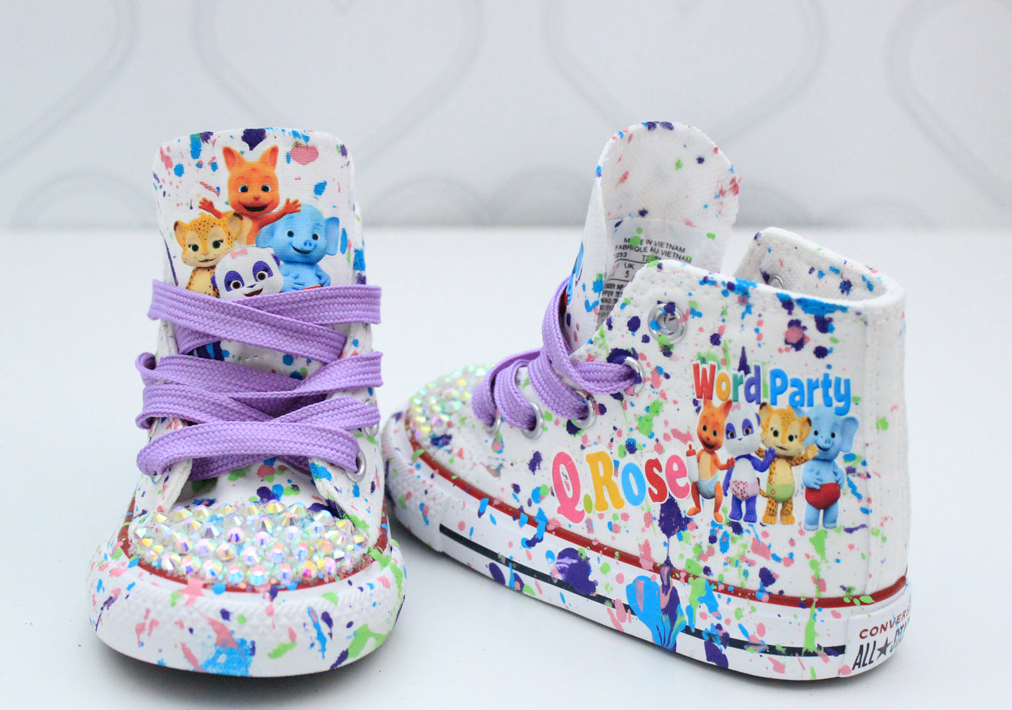 Word Party shoes- Word Party Converse-Boys Word Party Shoes