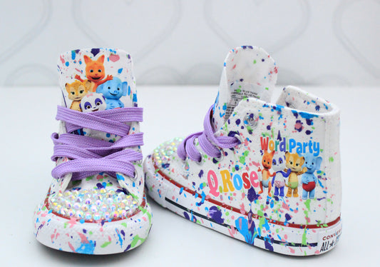 Word Party shoes- Word Party Converse-Boys Word Party Shoes