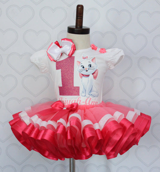 Marie the cat tutu set-Marie the cat outfit-Marie the cat birthday-Marie the cat Dress