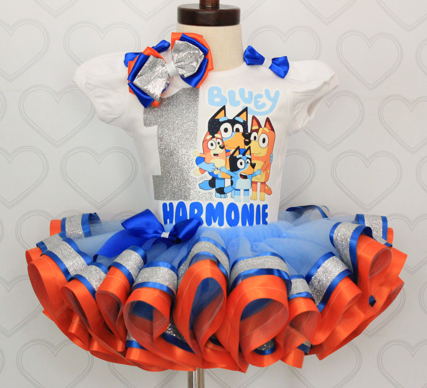 Bluey tutu set-Bluey outfit-Bluey dress