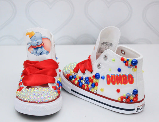Dumbo shoes- Dumbo bling Converse-Girls Dumbo Shoes-Dumbo Converse