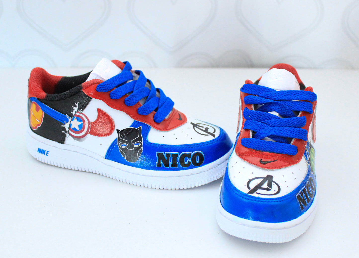 Avengers shoes- Avengers air force 1's -Boys af1's Shoes-Custom air force 1's- Toddler air force 1's
