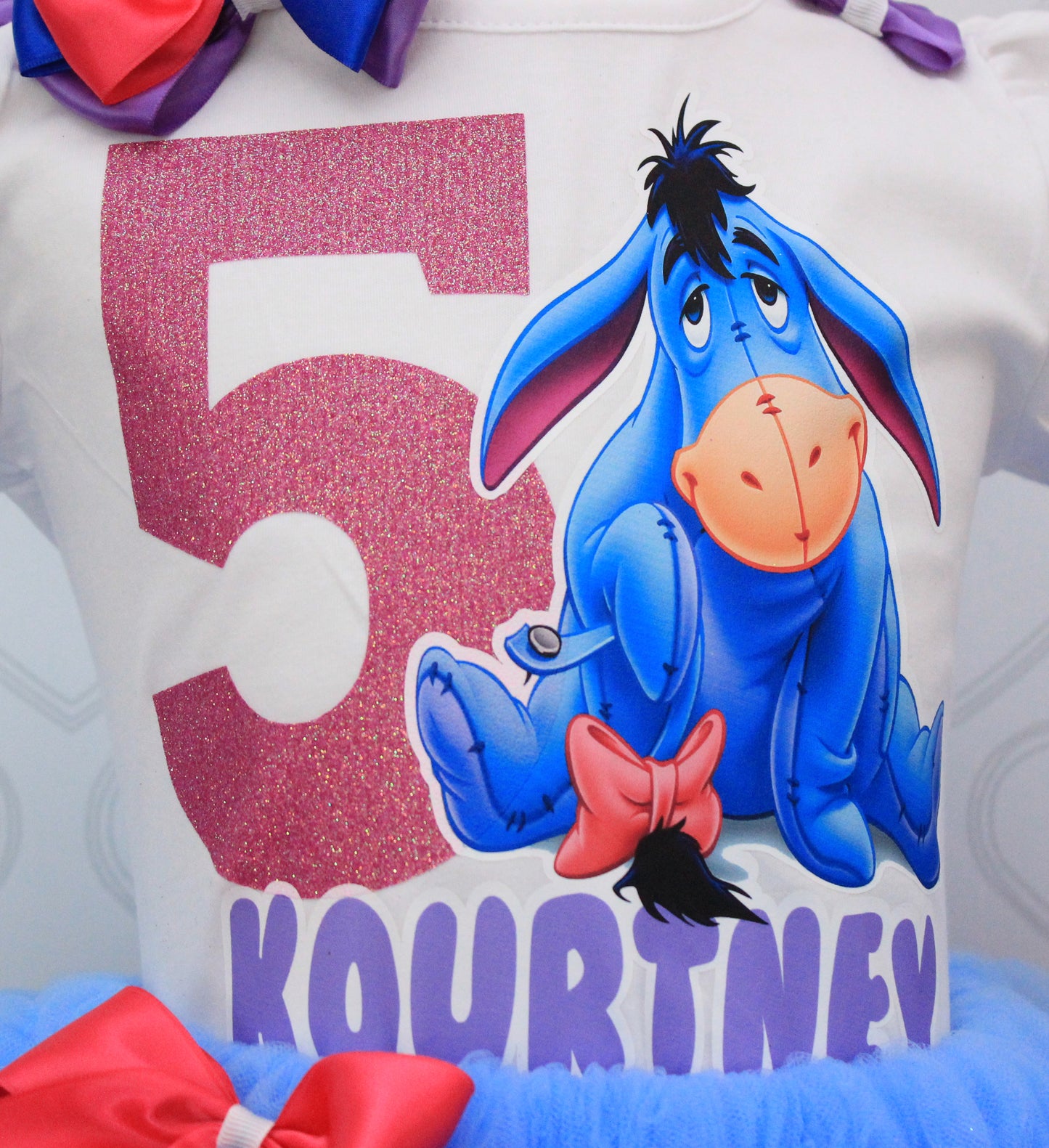 Eeyore tutu set-Eeyore outfit-Eeyore dress-winnie the pooh birthday
