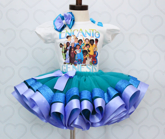 Encanto tutu set- encanto outfit- encanto dress-encanto birthday