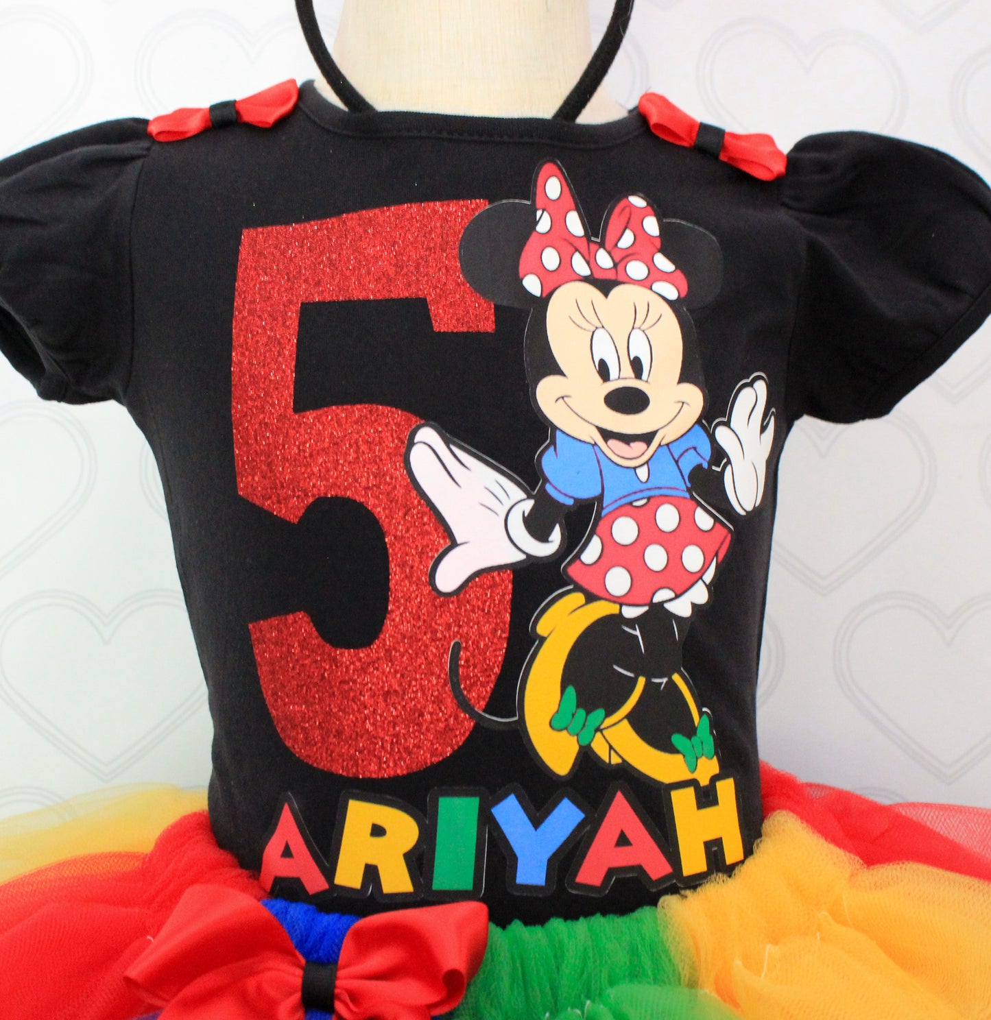 Mouse Tutu set- mouse outfit- mouse birthday outfit