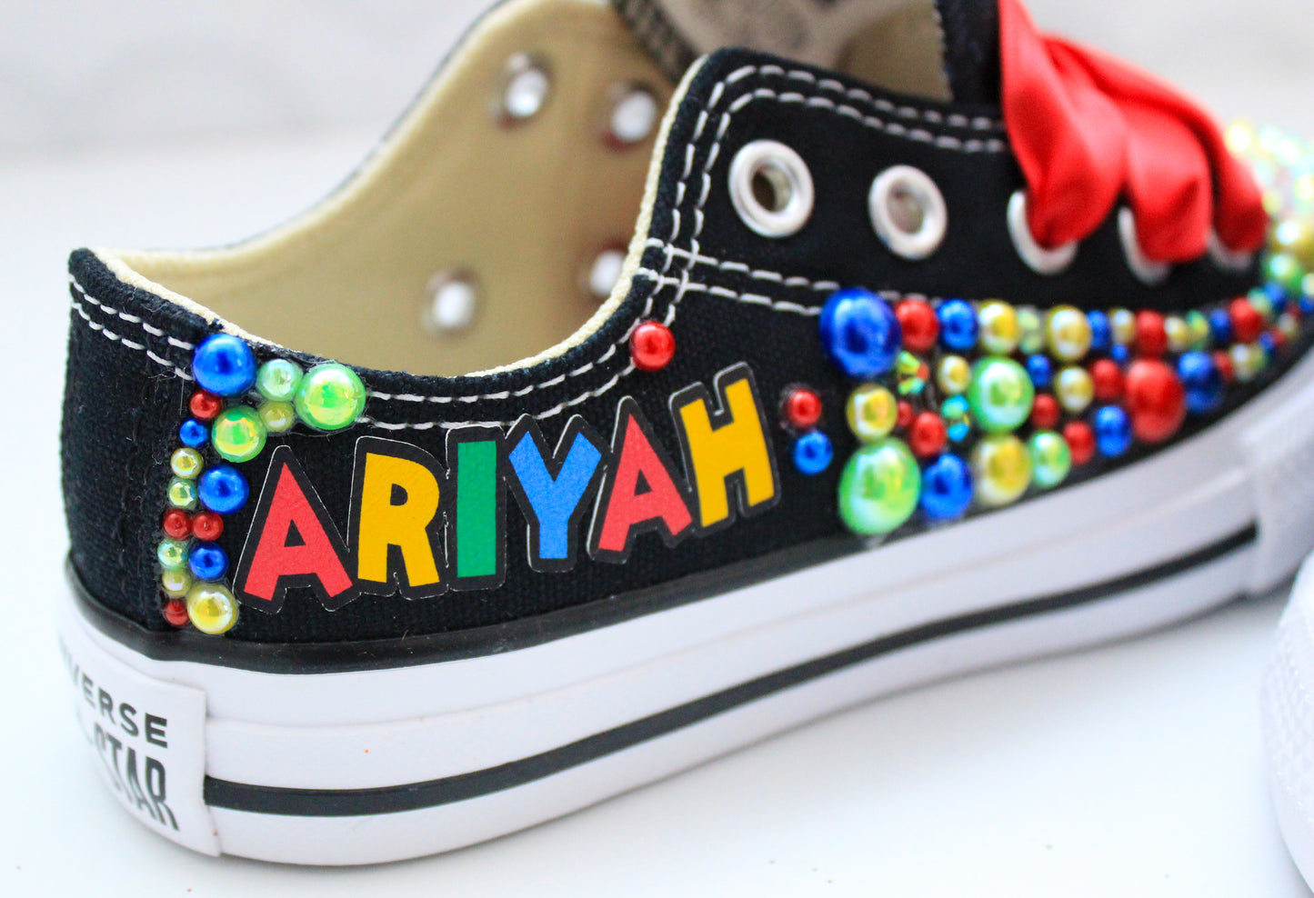 Minnie shoes- Minnie bling Converse-Girls Minnie Shoes