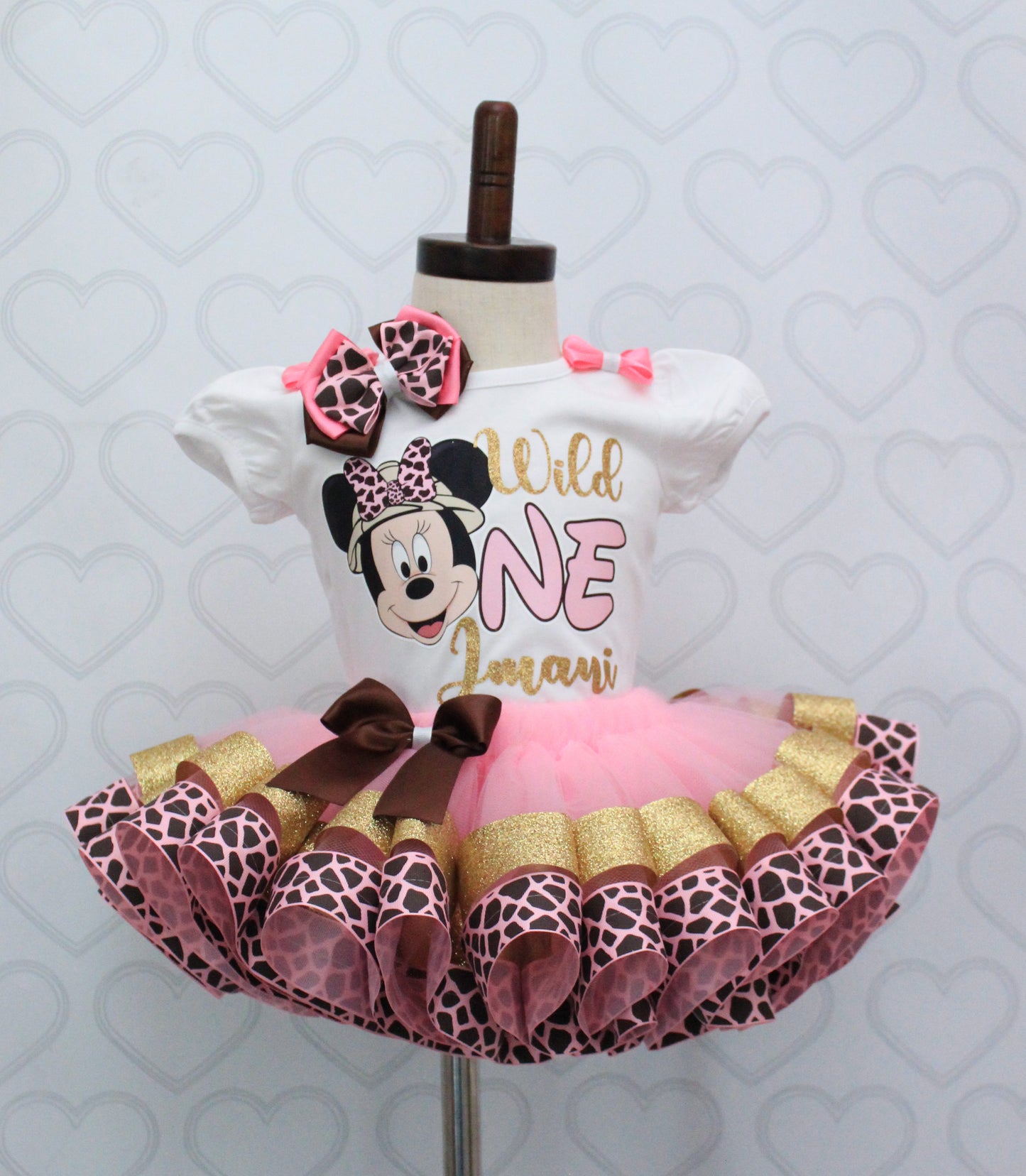 Minnie Mouse safari shoes- Minnie Mouse safari bling Converse-Girls Minnie Mouse safari Shoes- Minnie Mouse safari Converse