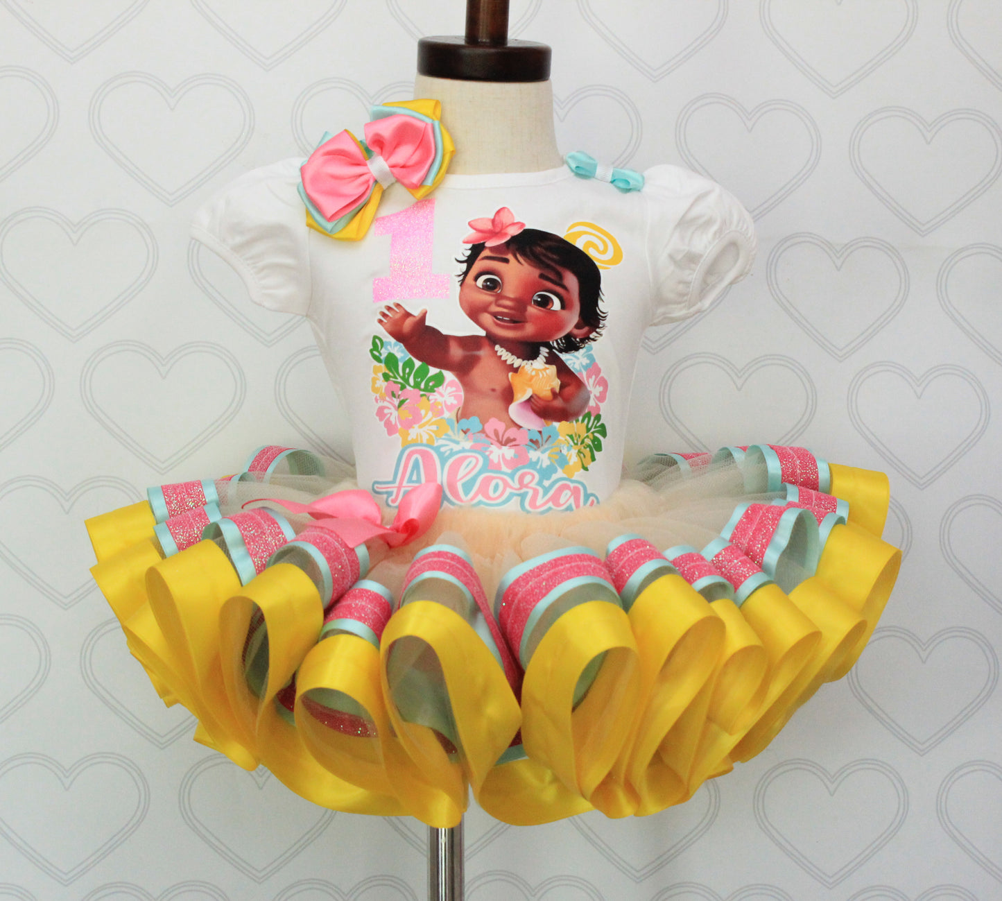 Moana tutu set-Moana outfit-Moana dress