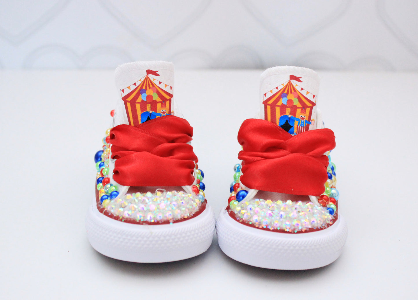 Circus shoes- Circus bling Converse-Girls Circus Shoes-Carnival Converse- Circus Converse