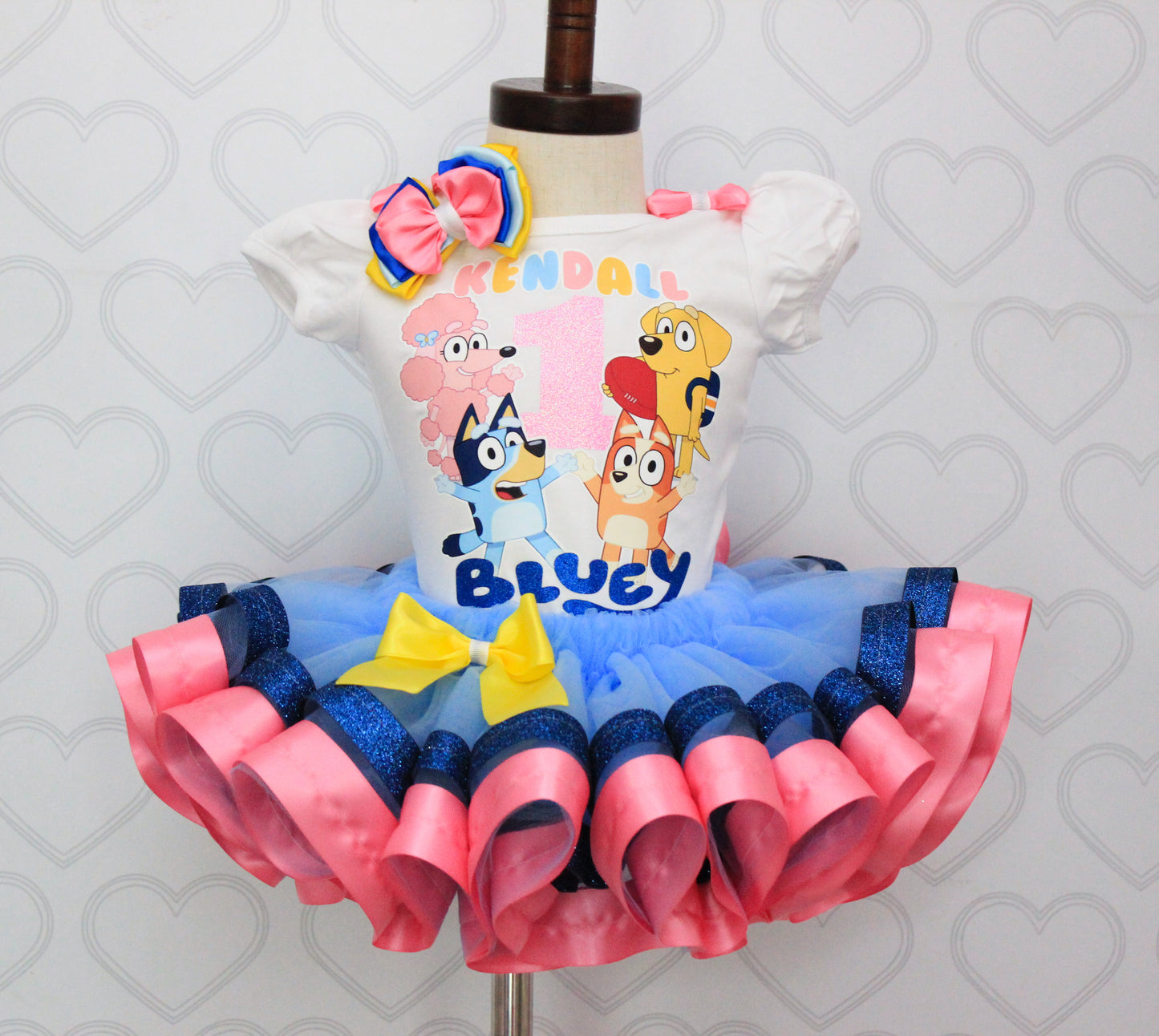 Bluey tutu set-Bluey outfit-Bluey dress-bluey birthday