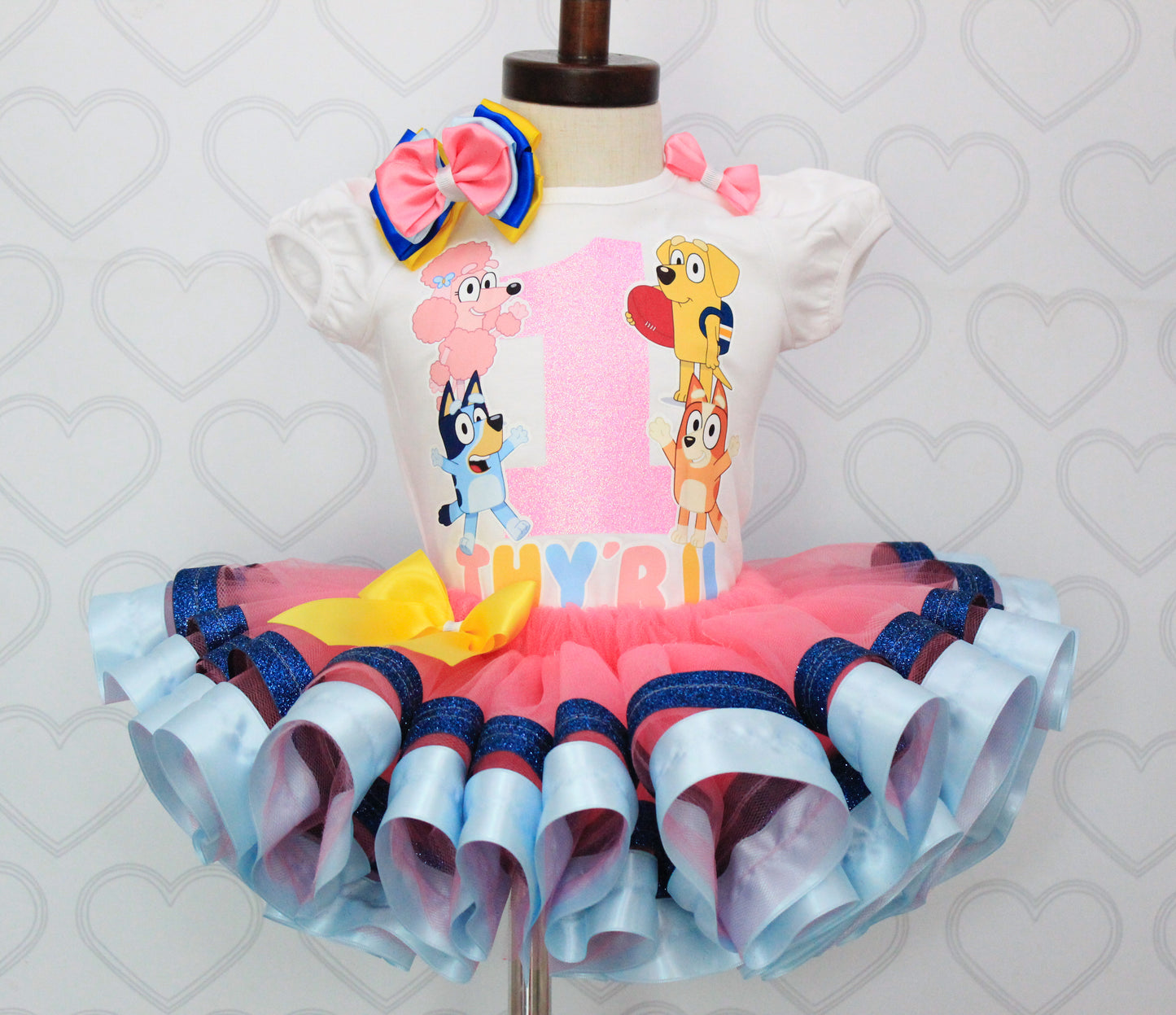 Bluey tutu set-Bluey outfit-Bluey dress-bluey birthday