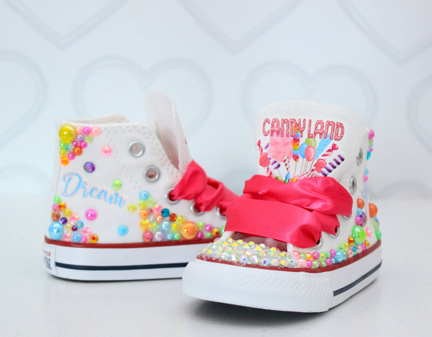 Candy Land shoes- Candy Land bling Converse-Girls Candy Land Shoes-Candy Land Converse