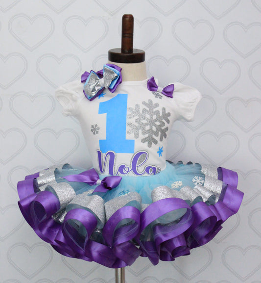 Winter Wonderland tutu set-Winter Wonderland outfit-Winter Wonderland dress