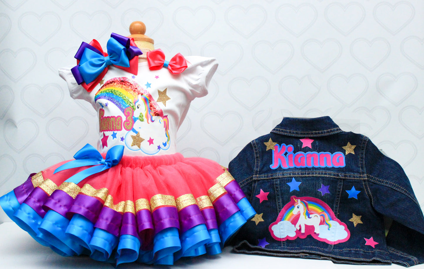 Unicorn tutu set-Unicorn outfit-Unicorn dress