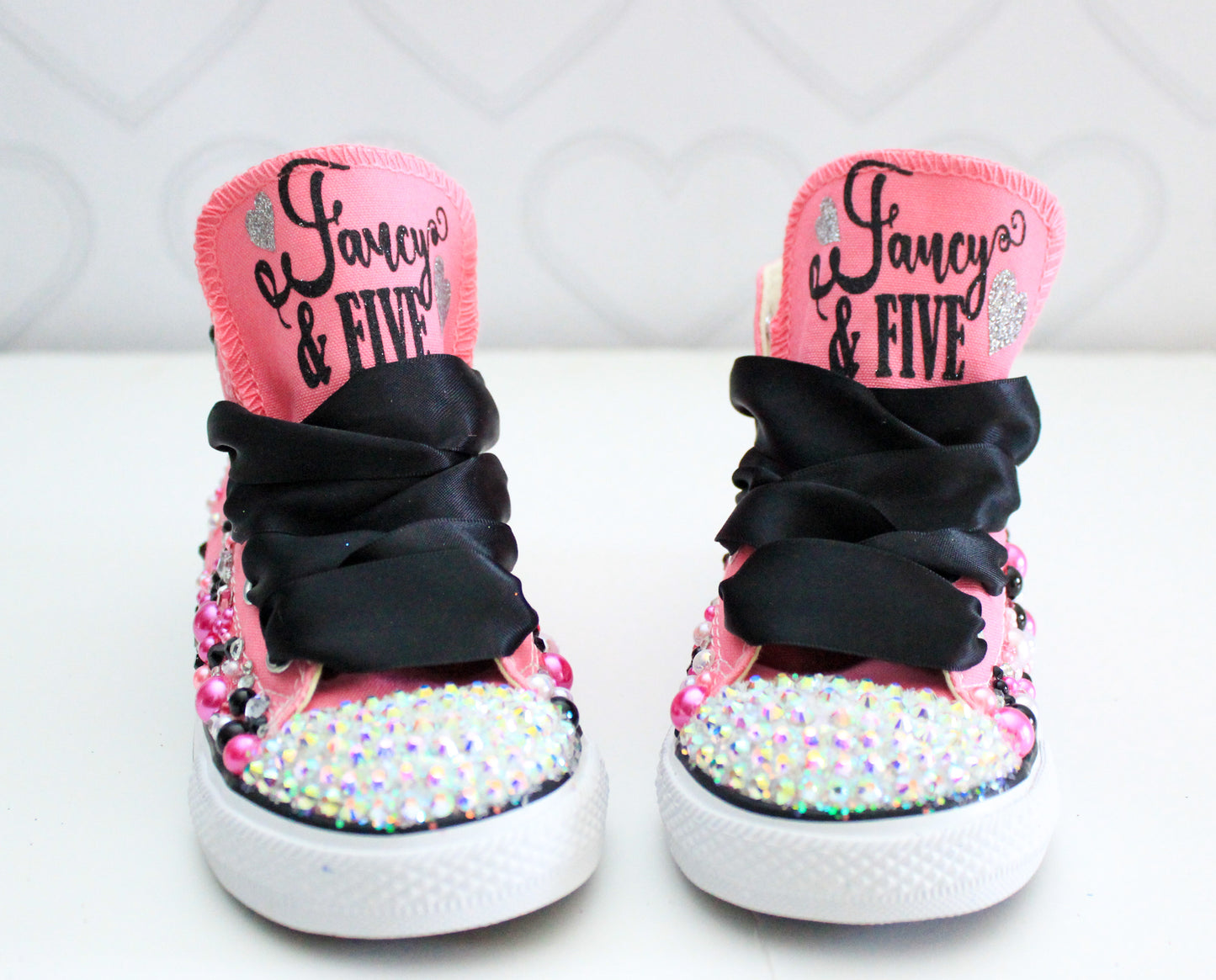 Fancy Fabulous and Five shoes- Fancy Fabulous and Five bling Converse- Girls Fancy Fabulous and Five Shoes-Fancy Fabulous and Five Converse