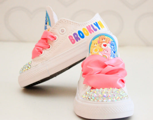 Care Bear shoes- Care Bear Converse-Girls Care Bear Shoes