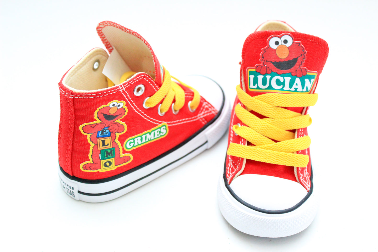 Elmo shoes- Elmo Converse-Boys Elmo Shoes