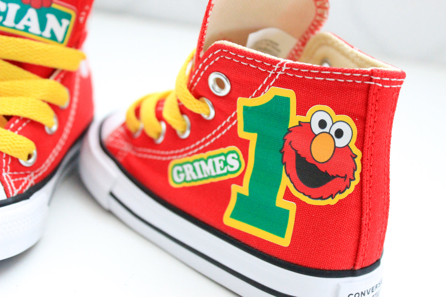Elmo shoes- Elmo Converse-Boys Elmo Shoes