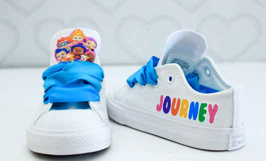 Bubble Guppies shoes-Bubble Guppies Converse-Girls Bubble Guppies Shoes