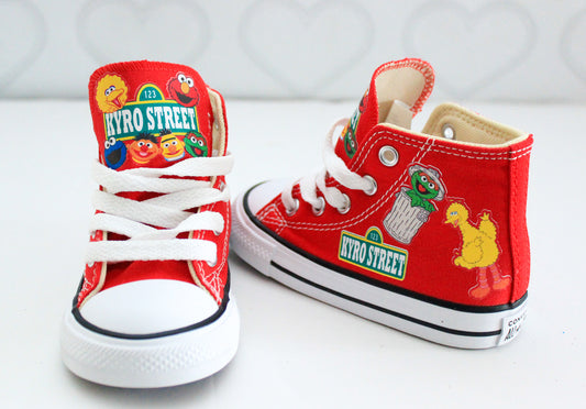 Sesame street shoes-Sesame street Converse-Boys Sesame street Shoes