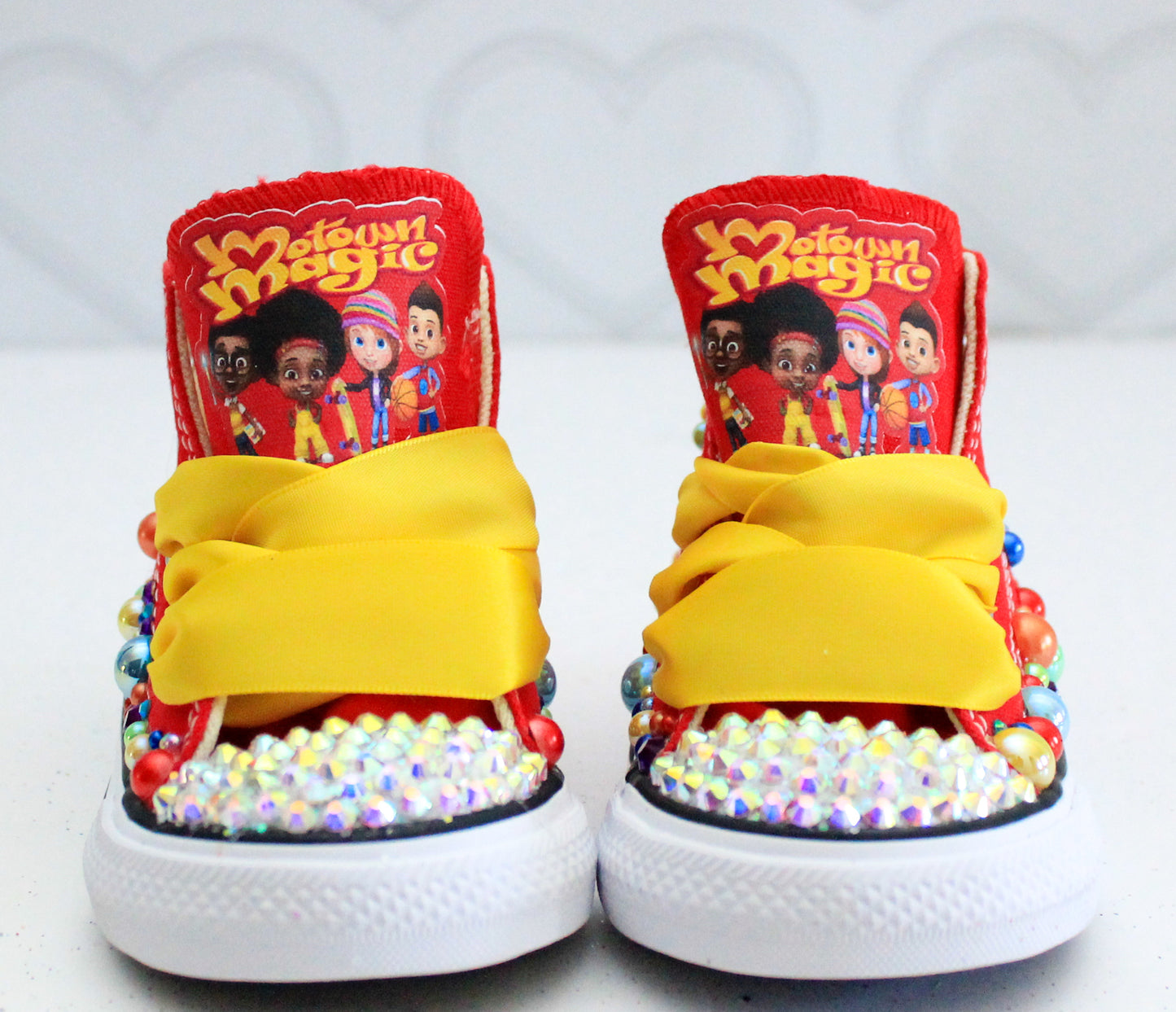 Motown magic shoes-Motown magic bling Converse-Girls Motown magic Shoes-Motown magic Converse