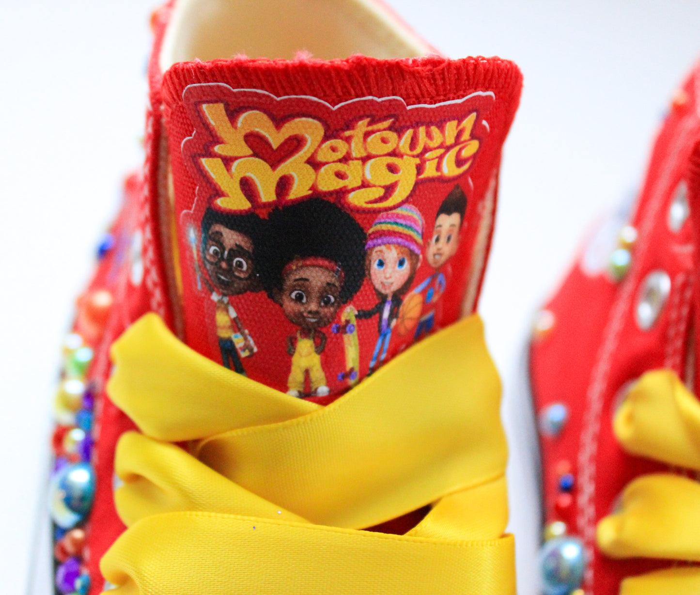 Motown magic shoes-Motown magic bling Converse-Girls Motown magic Shoes-Motown magic Converse