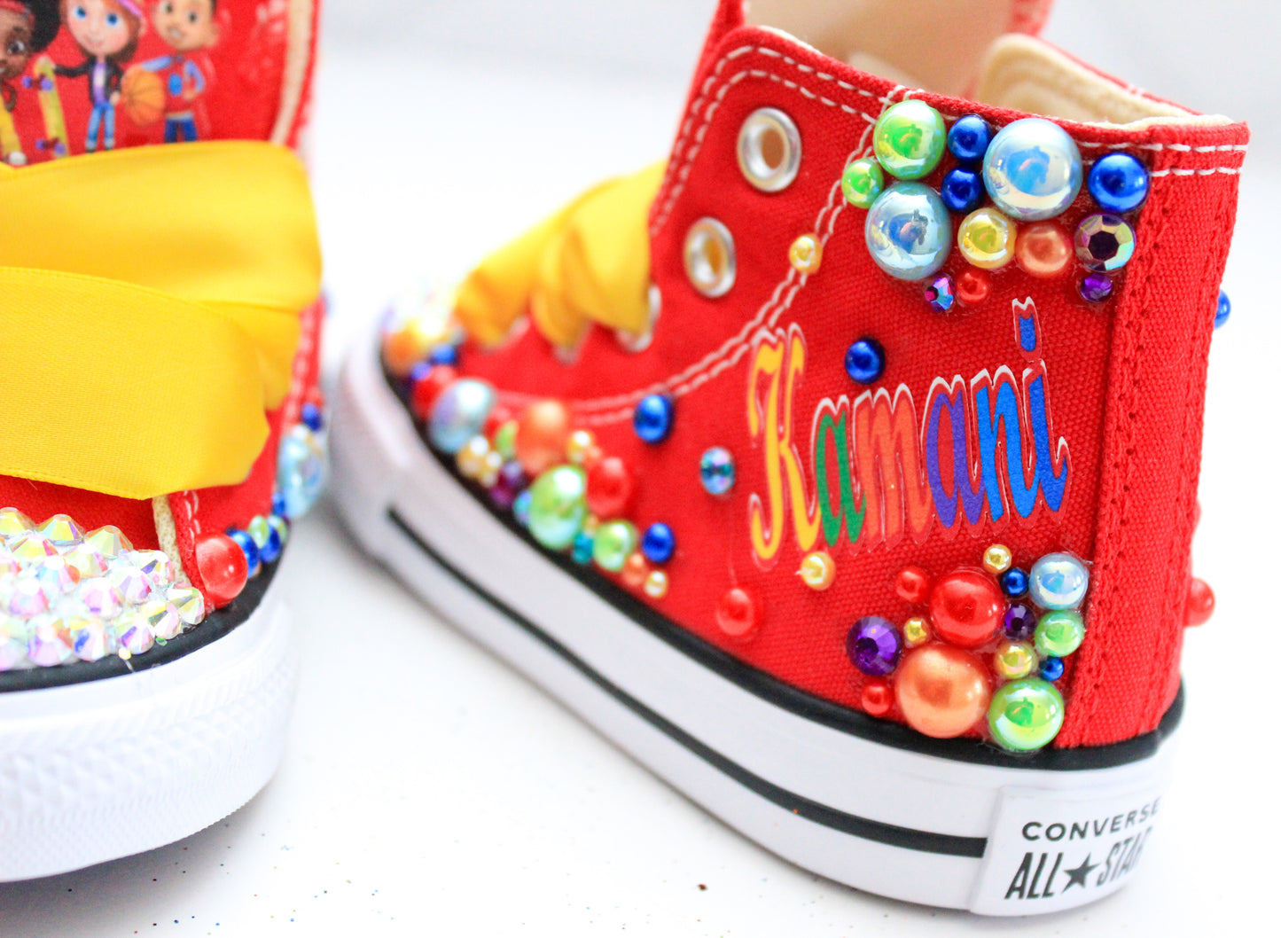 Motown magic shoes-Motown magic bling Converse-Girls Motown magic Shoes-Motown magic Converse