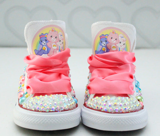 Care Bear shoes- Care Bear Converse-Girls Care Bear Shoes