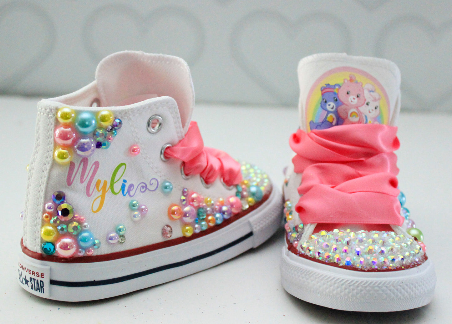 Care Bear shoes- Care Bear Converse-Girls Care Bear Shoes