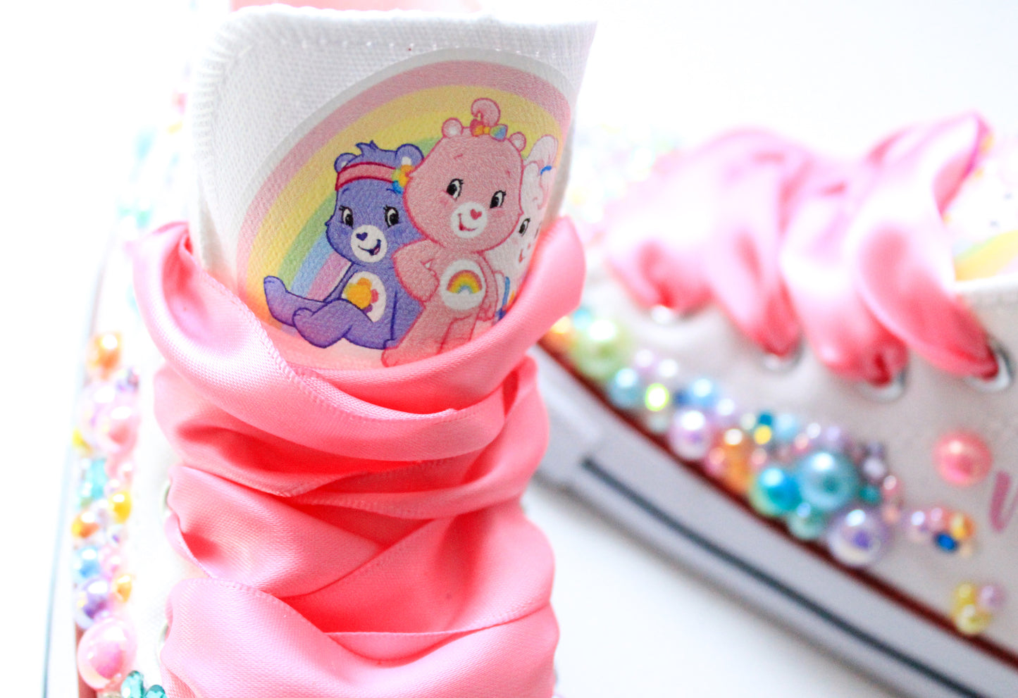 Care Bear shoes- Care Bear Converse-Girls Care Bear Shoes