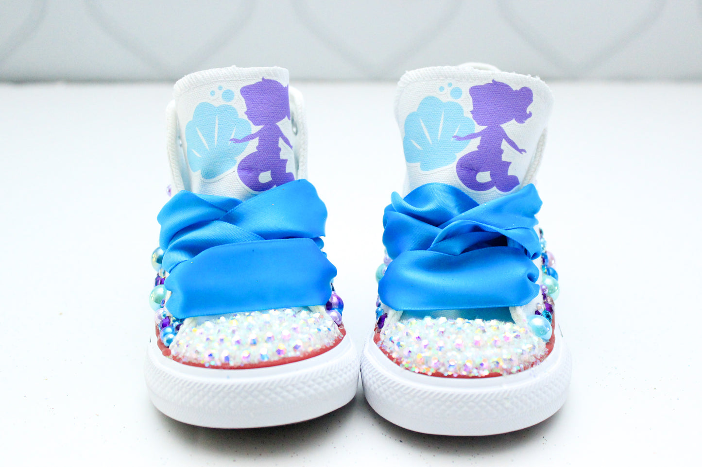 Mermaid shoes- Mermaid bling Converse-Girls Mermaid Shoes- Mermaid Converse