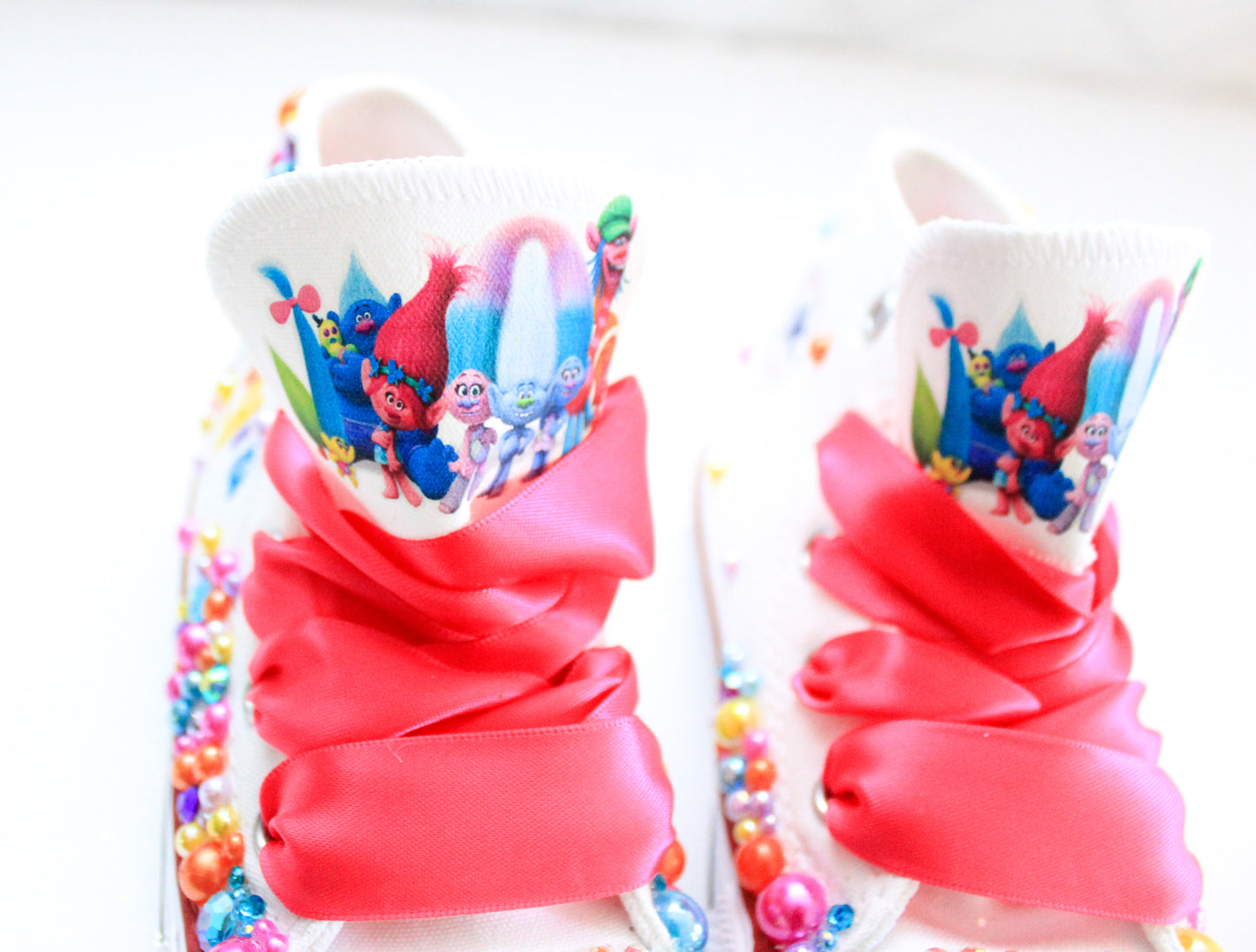 Troll shoes- Troll bling Converse-Girls Troll Shoes- Troll Converse